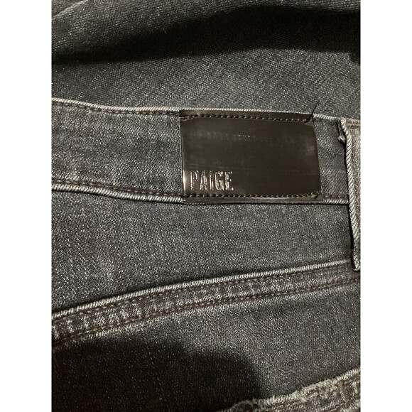 Paige Womens Washed Black Margot Ankle Skinny Jeans High Rise 28 - Picture 6 of 8
